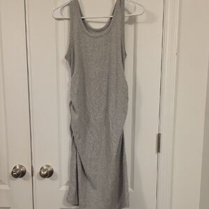 Liz Lange Heather Gray Midi Dress